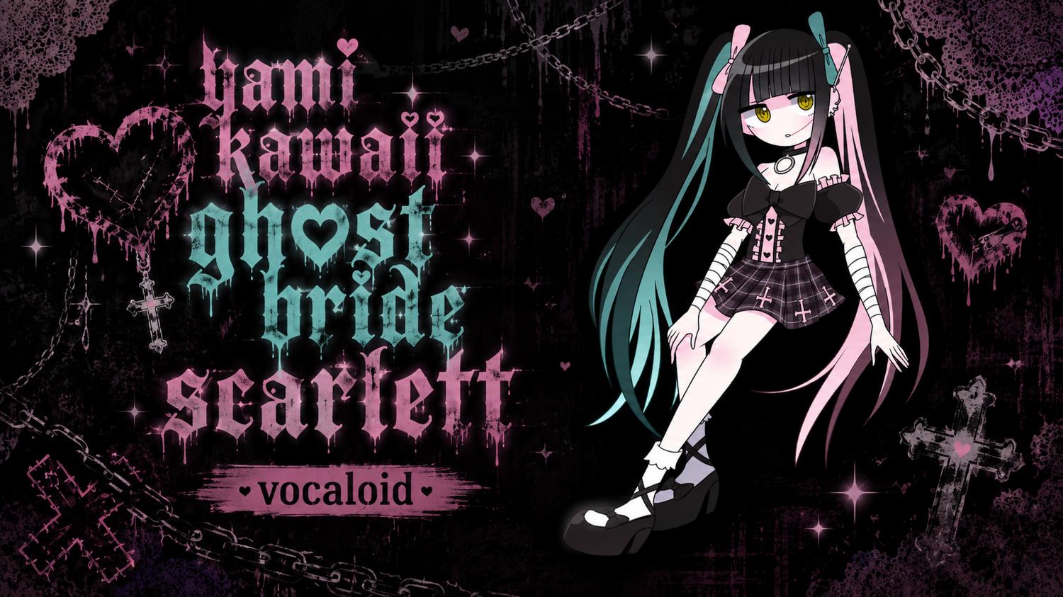 Yami kawaii Ghost Bride Scarlett — official vocaloid banner